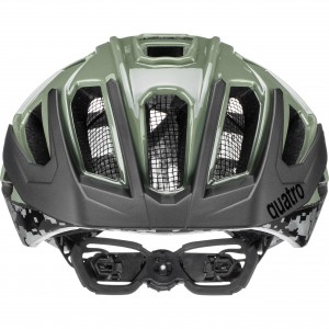 Kask rowerowy Uvex Quatro - oliwkowy-czarny 2