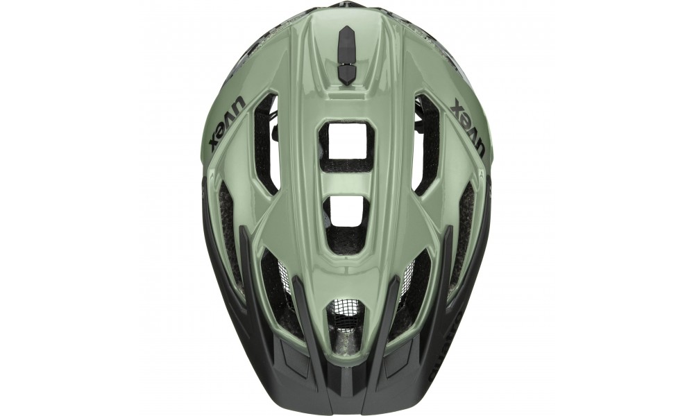 Kask rowerowy Uvex Quatro - oliwkowy-czarny