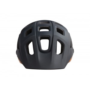 Kask rowerowy Lazer Impala Matte - czarny-pomarańczowy 2