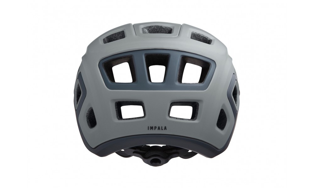 Kask rowerowy Lazer Impala Matte - szary-czarny