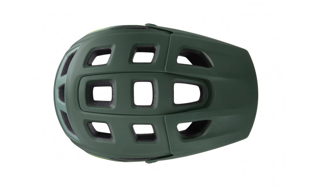 Kask rowerowy Lazer Impala Matte - zielony-żółty