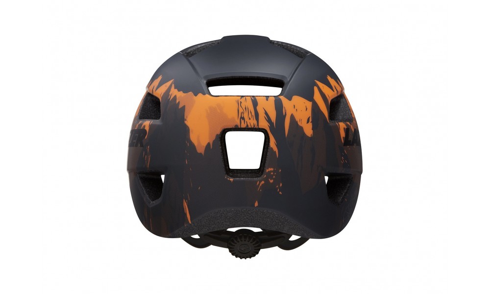 Kask rowerowy Lazer Chiru - granatowy-pomarańczowy