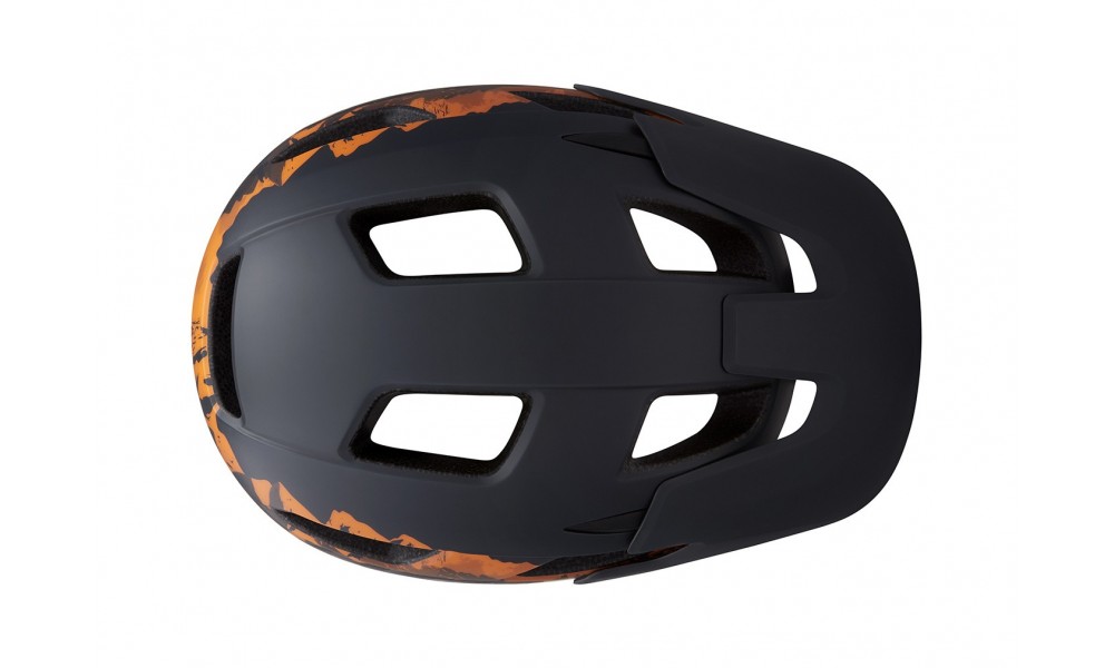 Kask rowerowy Lazer Chiru - granatowy-pomarańczowy