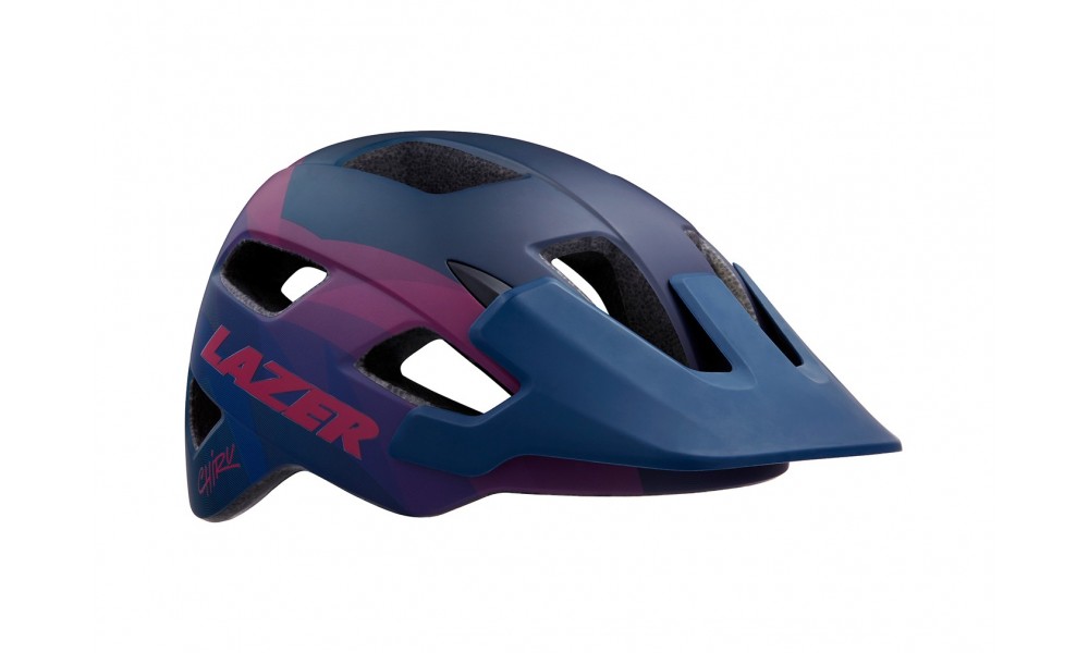 Kask rowerowy Lazer Chiru - niebieski-różowy