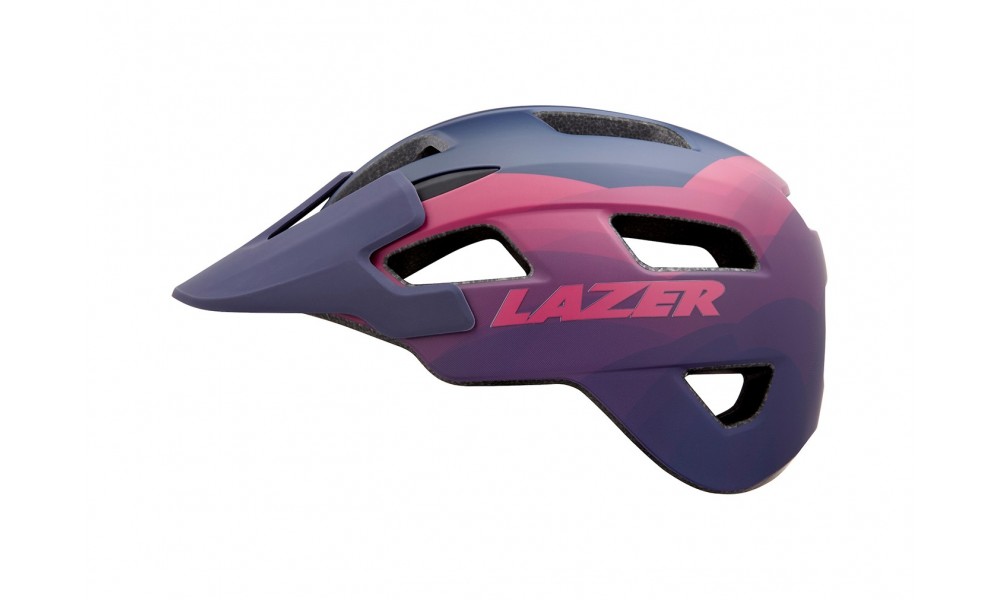 Kask rowerowy Lazer Chiru - niebieski-różowy