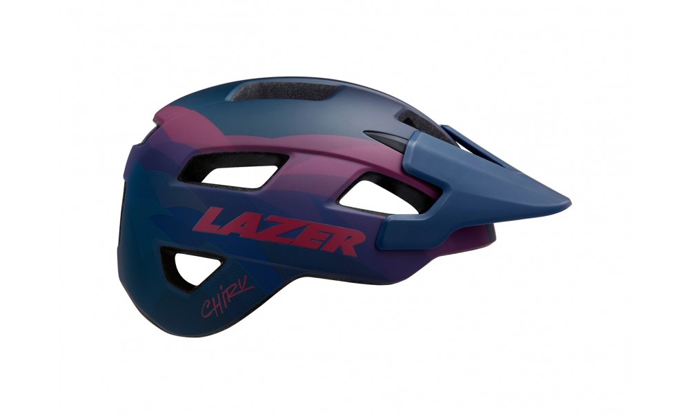 Kask rowerowy Lazer Chiru - niebieski-różowy