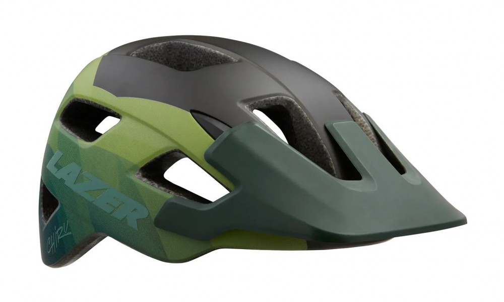 Kask rowerowy Lazer Chiru - ciemnozielony