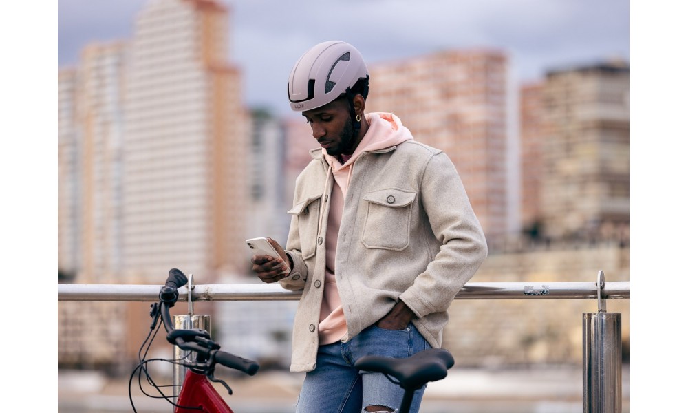 Kask rowerowy Lazer CityZen KinetiCore - liliowy