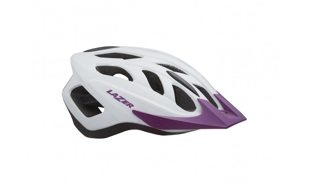 Kask rowerowy Lazer J1 - biało-różowy