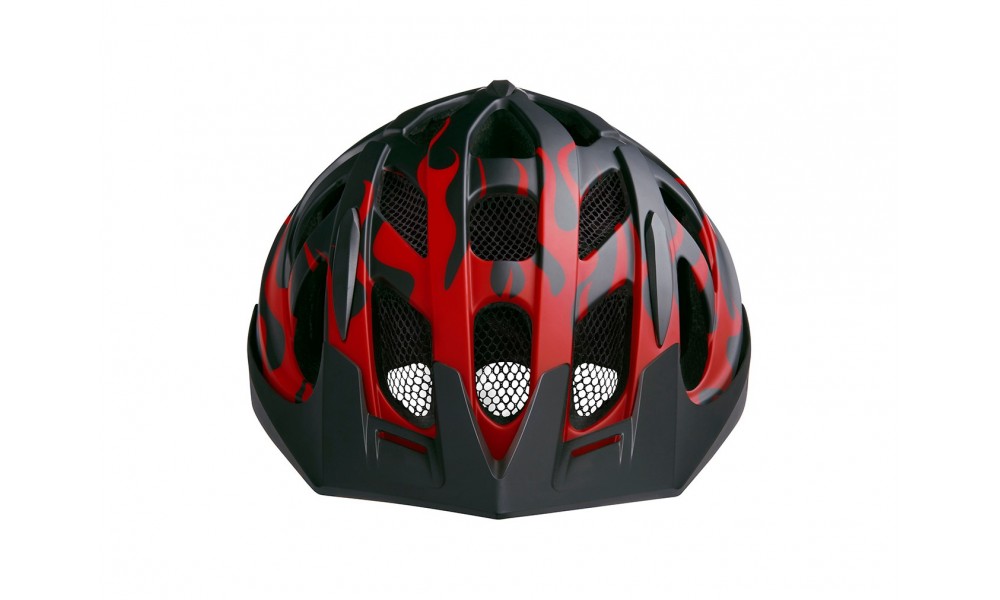 Kask rowerowy Lazer J1 - czarny-czerwony