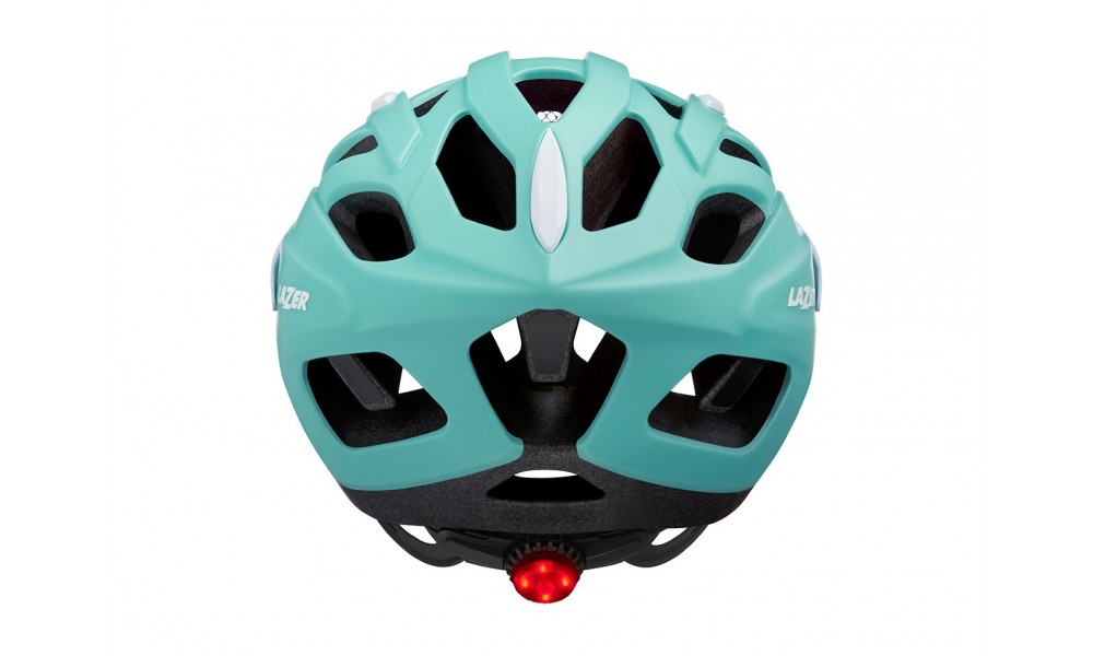 Kask rowerowy Lazer J1 - miętowy-biały