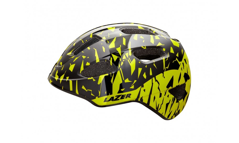 Kask rowerowy Lazer Nutz KinetiCore - czarno-żółty