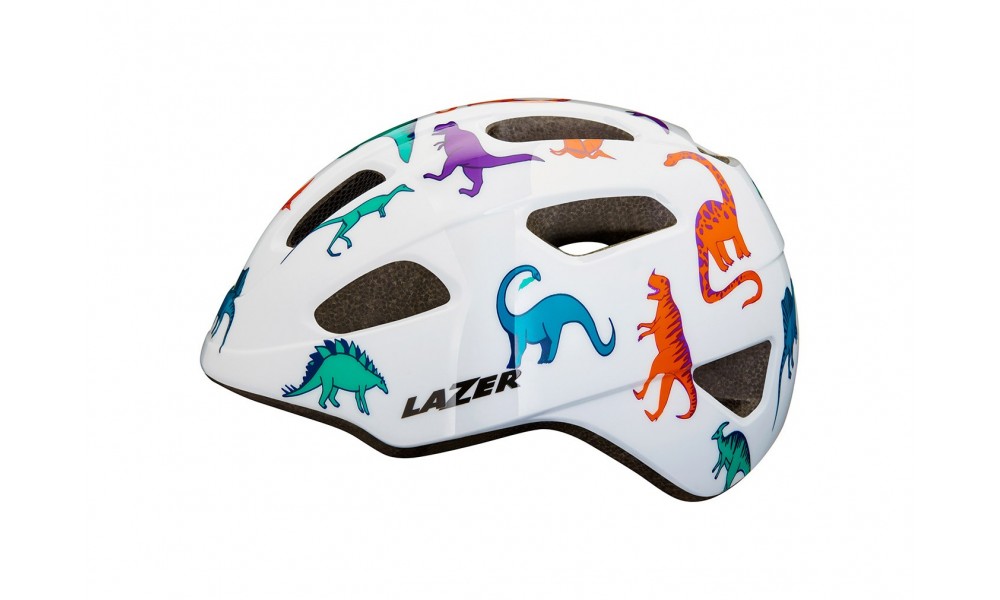 Kask rowerowy Lazer Pnut KinetiCore - szaro-zielony