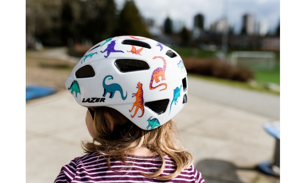 Kask rowerowy Lazer Pnut KinetiCore - szaro-zielony