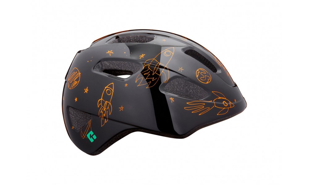 Kask rowerowy Lazer Pnut KinetiCore - czarny-brązowy