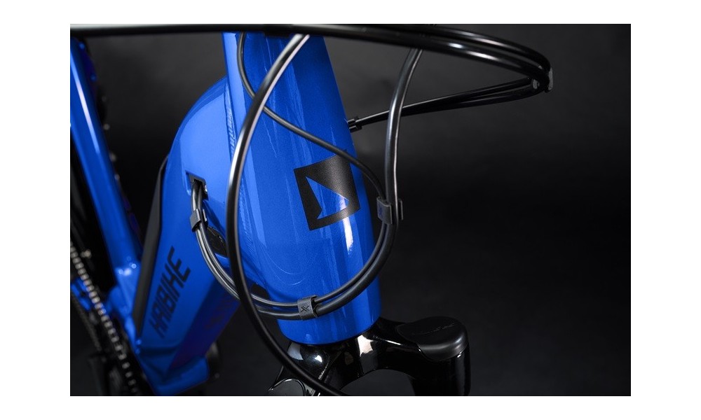 Rower trekkingowy elektryczny Haibike Trekking 4 Low - granatowy-czarny