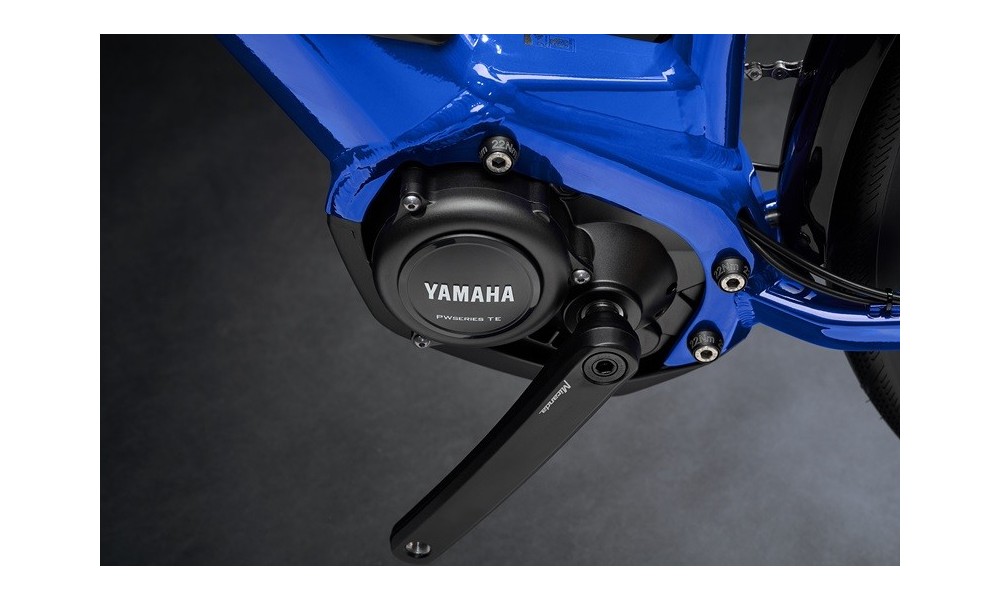 Rower trekkingowy elektryczny Haibike Trekking 4 Low - granatowy-czarny