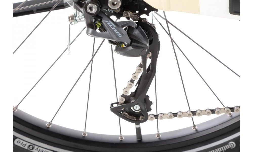 Rower trekkingowy elektryczny Haibike Trekking 4 Low - kremowy-biały