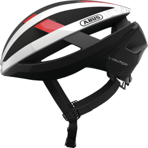Kask rowerowy Abus Viantor - biało-czerwony 1