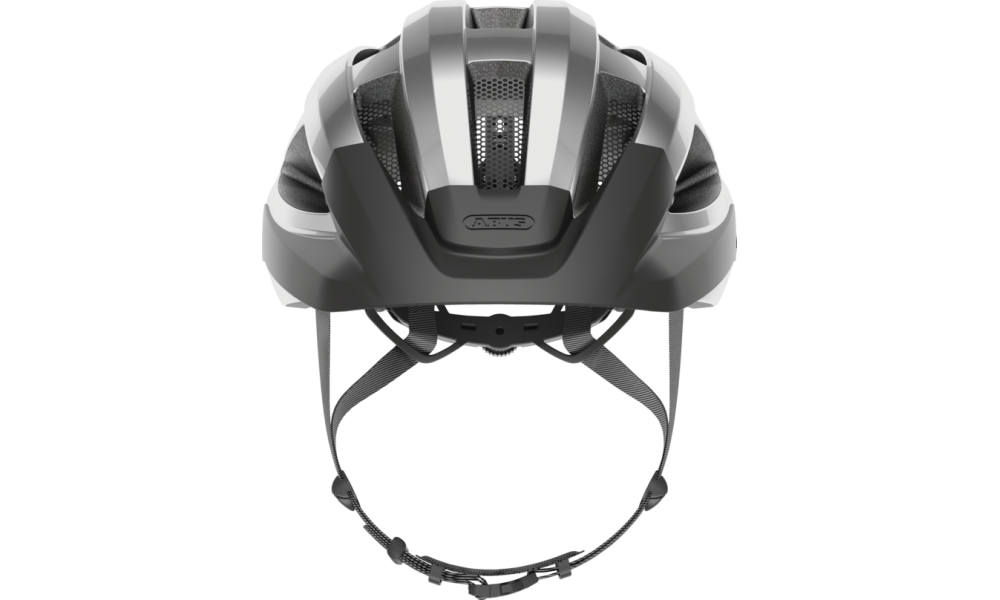 Kask rowerowy Abus Macator - srebrny