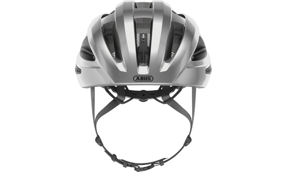 Kask rowerowy Abus Macator - srebrny