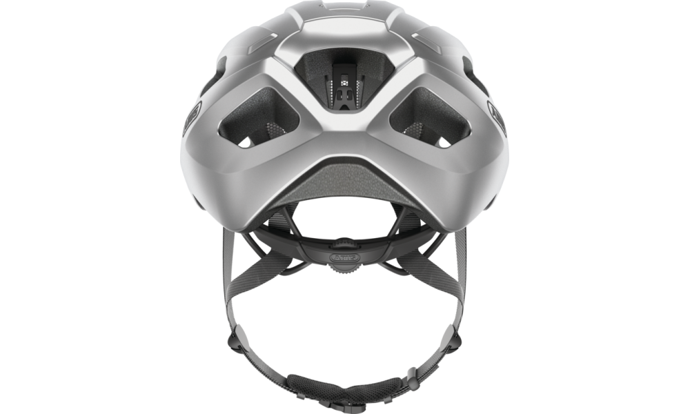 Kask rowerowy Abus Macator - srebrny