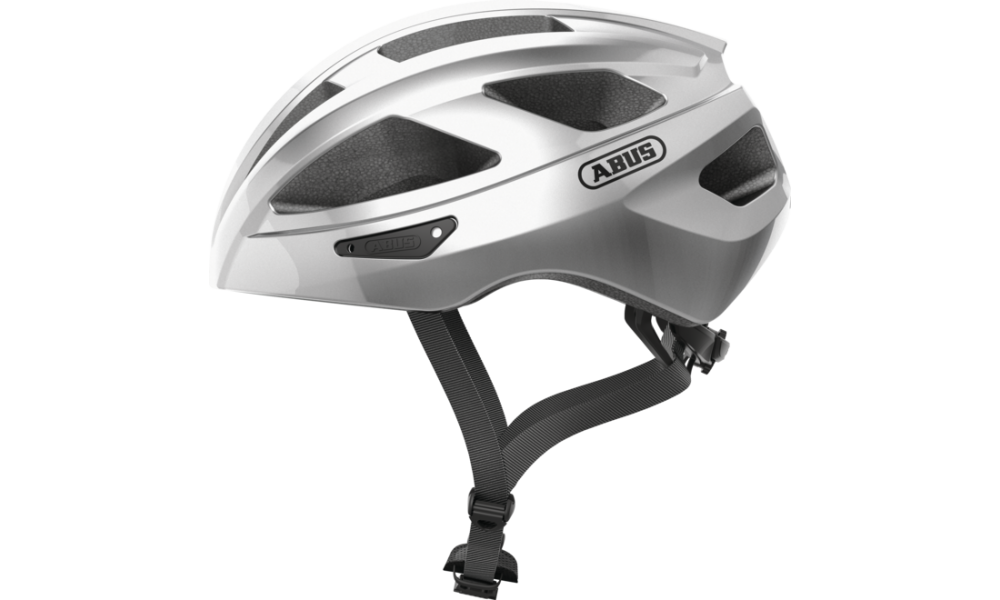 Kask rowerowy Abus Macator - srebrny