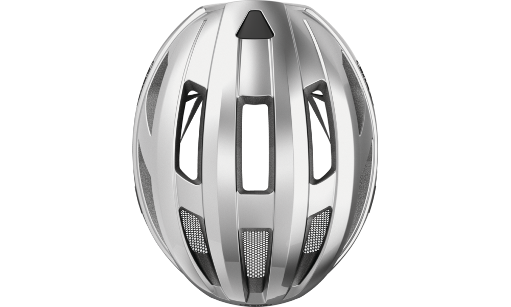 Kask rowerowy Abus Macator - srebrny
