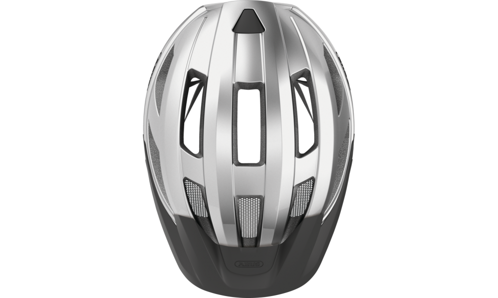 Kask rowerowy Abus Macator - srebrny