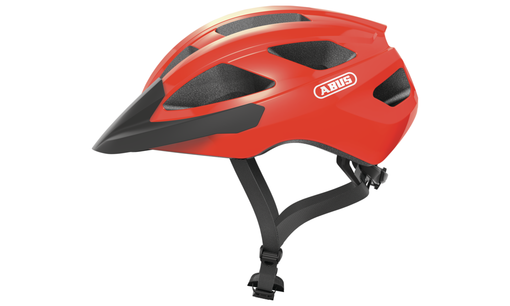 Kask rowerowy Abus Macator - pomarańczowy