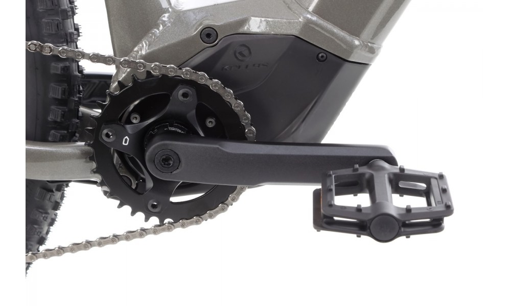 Rower górski elektryczny Kellys Tygon R90  Panasonic - szary-czarny