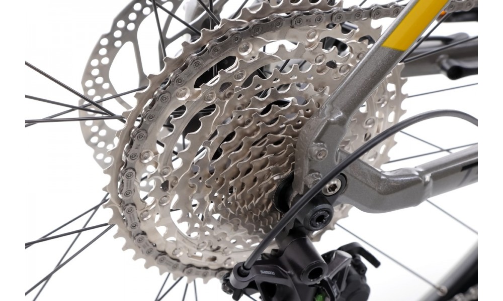 Rower górski elektryczny Kellys Tygon R90  Panasonic - szary-czarny