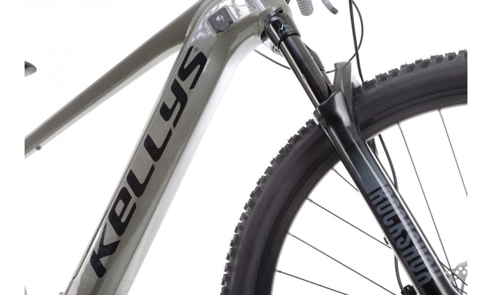 Rower górski elektryczny Kellys Tygon R90  Panasonic - szary-czarny