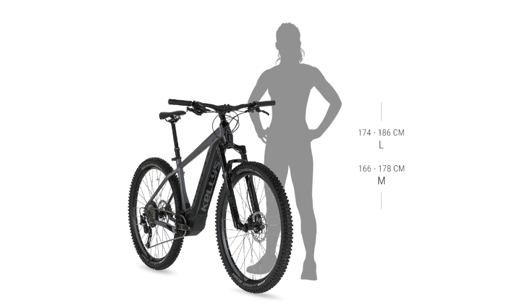 Rower górski elektryczny Kellys Tayen R50 LTD Panasonic - niebieski-czarny