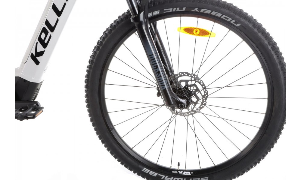 Rower górski elektryczny Kellys Tayen R50 LTD Panasonic - biały-czarny