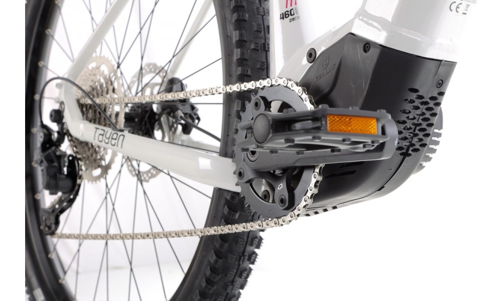 Rower górski elektryczny Kellys Tayen R50 LTD Panasonic - biały-czarny