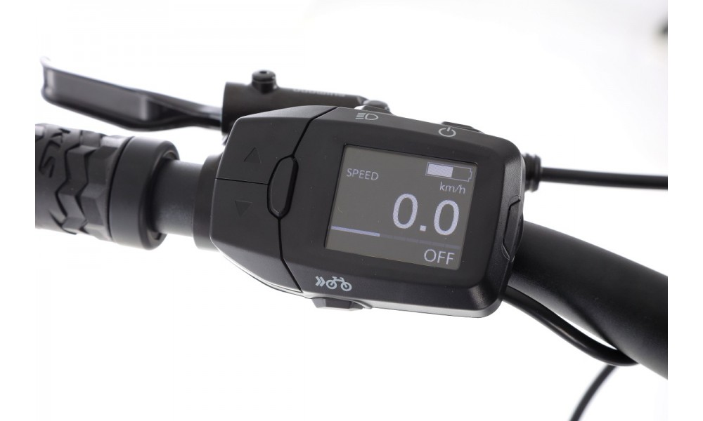 Rower górski elektryczny Kellys Tayen R50 LTD Panasonic - biały-czarny