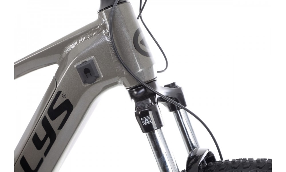 Rower górski elektryczny Kellys Tygon R10  Panasonic - szaro-czarny