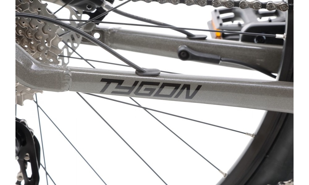 Rower górski elektryczny Kellys Tygon R10  Panasonic - szaro-czarny