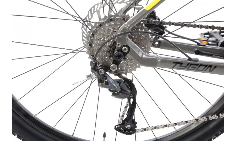 Rower górski elektryczny Kellys Tygon R10  Panasonic - szaro-czarny