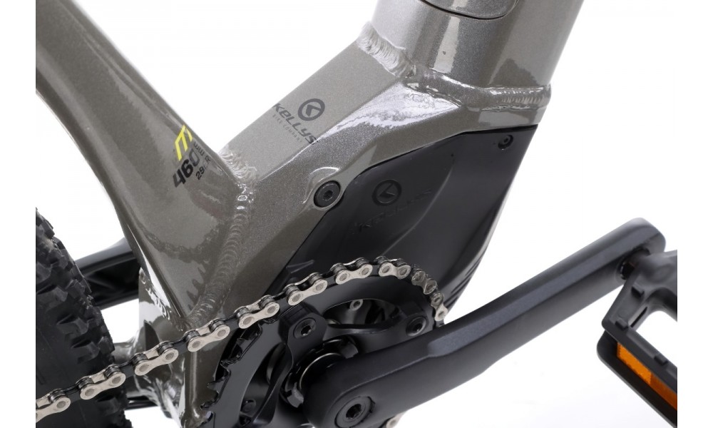 Rower górski elektryczny Kellys Tygon R10  Panasonic - szaro-czarny