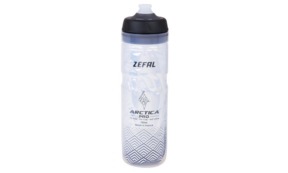 Bidon termiczny Zefal Arctika Pro 75 750ml - srebrno-czarny