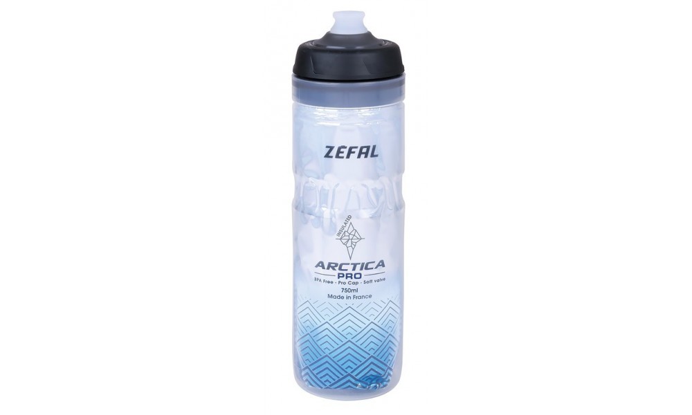 Bidon termiczny Zefal Arctika Pro 75 750ml - srebrno-niebieski
