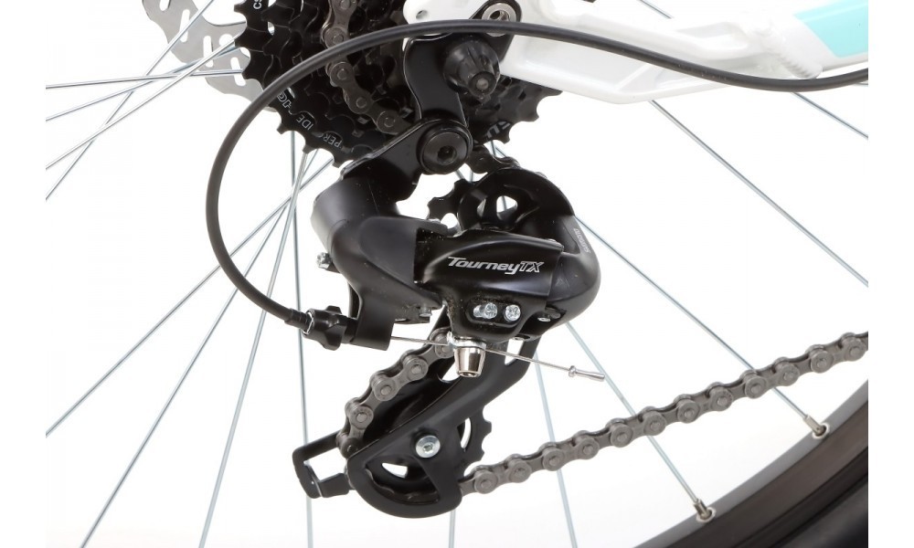 Rower górski Kellys Vanity 30 27,5 - biały-zielony