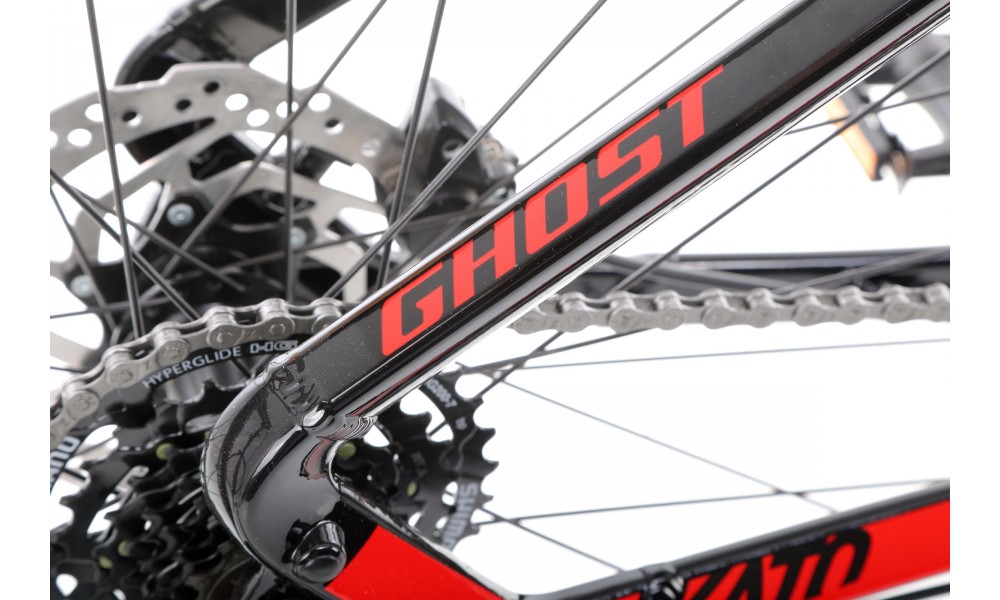 Rower górski Ghost Kato 27,5 AL U  - czarny-czerwony