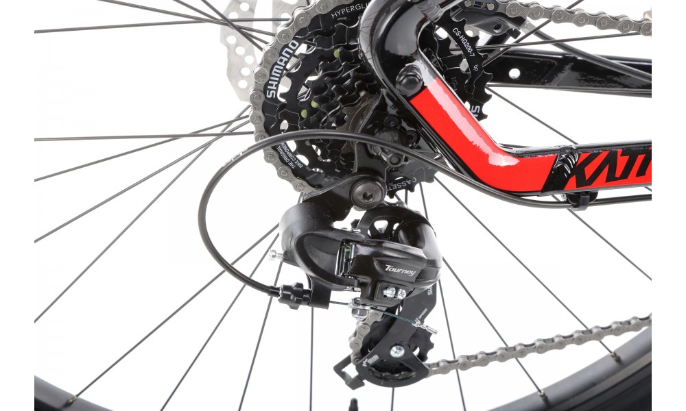 Rower górski Ghost Kato 27,5 AL U  - czarny-czerwony