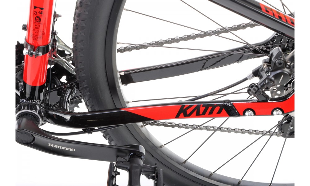 Rower górski Ghost Kato 27,5 AL U  - czarny-czerwony