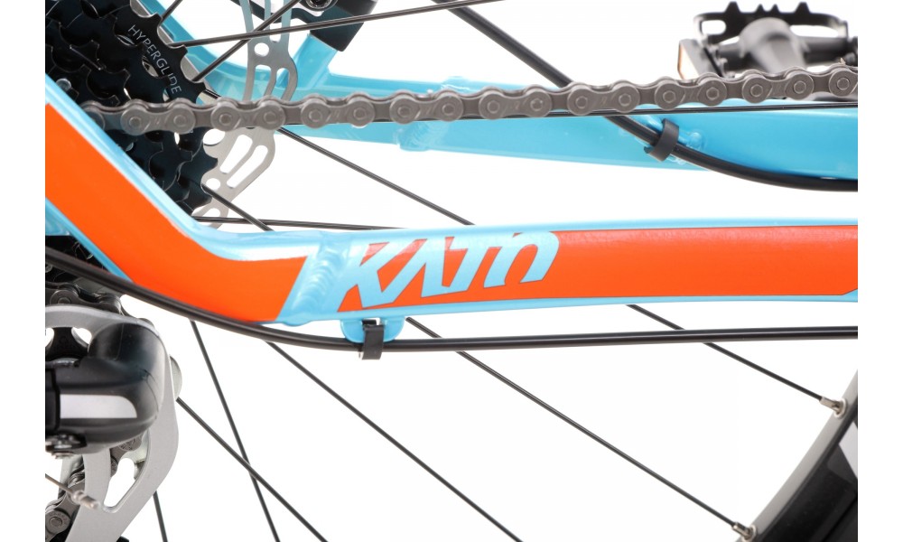 Rower górski Ghost Kato Essential 27,5 - niebieski-pomarańczowy