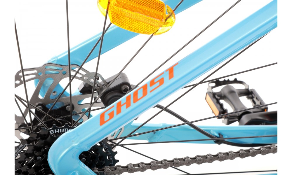Rower górski Ghost Kato Essential 27,5 - niebieski-pomarańczowy