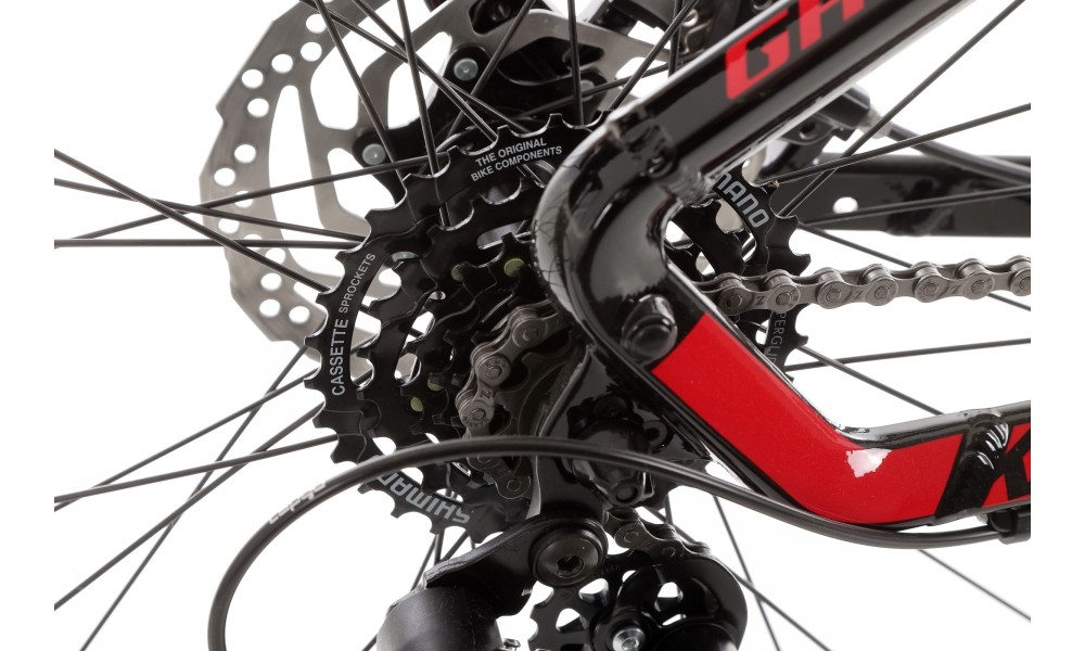 Rower górski Ghost Kato 29 AL U - czarny-czerwony